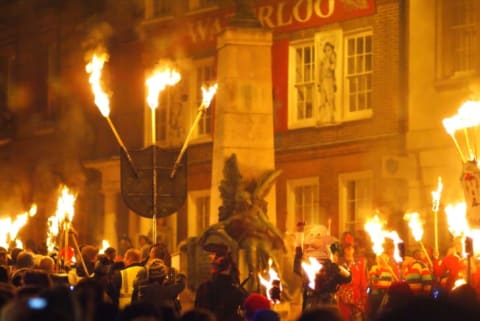 Guy Fawkes Night celebration.