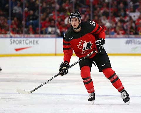 Michael McLeod #20 of Canada (Photo by Kevin Hoffman/Getty Images)