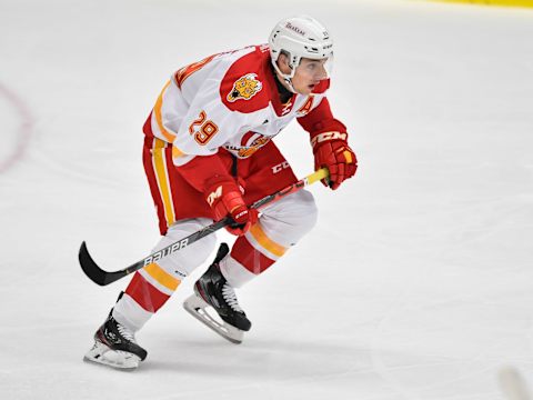 Nathan Legare #29 of the Baie-Comeau Drakkar.(Photo by Minas Panagiotakis/Getty Images)