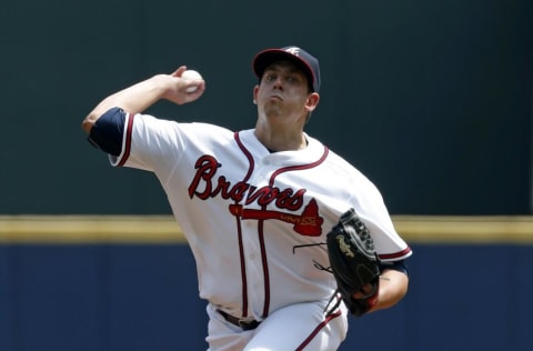 Jun 2, 2016; Atlanta, GA, USA; Atlanta Braves starting pitcher 