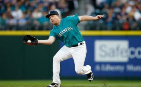 May 13, 2016; Seattle, WA, USA; Seattle Mariners first baseman 