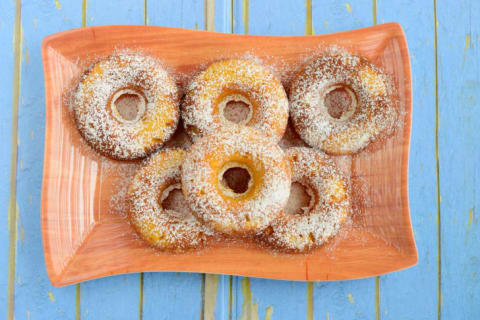 Sweet potato doughnuts.