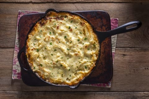 Shepherd's Pie in a Cast Iron Skillet