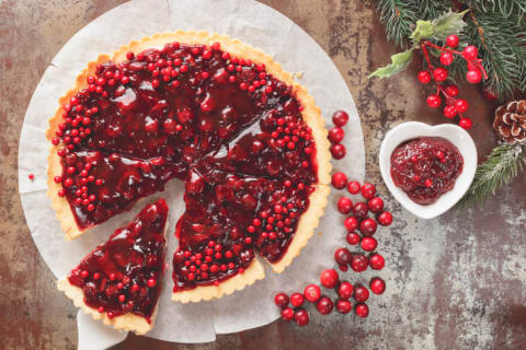 Cranberry pie.