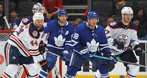 John Tavares #91 of the Toronto Maple Leafs. (Photo by Claus Andersen/Getty Images)