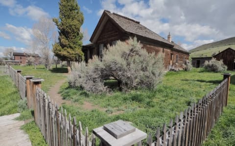 An abandoned home in Bannack, Montana.