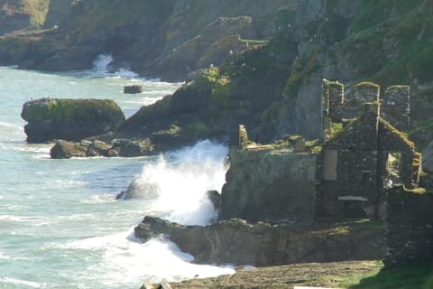 The remnants of Hallsands, UK.