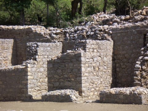 Monastery ruins in Taxila, Pakistan.