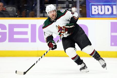 Phil Kessel #81 of the Arizona Coyotes (Photo by Donald Page/Getty Images)