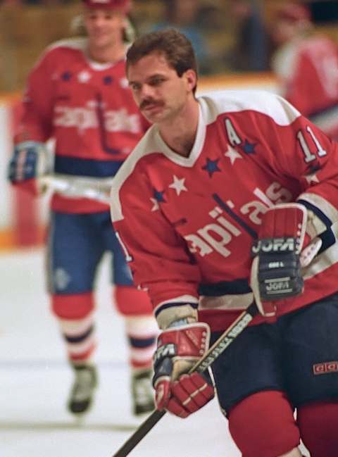 Mike Gartner #11, Washington Capitals (Photo by Graig Abel/Getty Images)