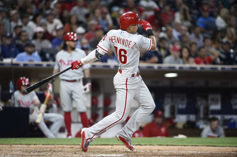 Hernandez has the most value of any available Phillie. Photo by Denis Poroy/Getty Images.