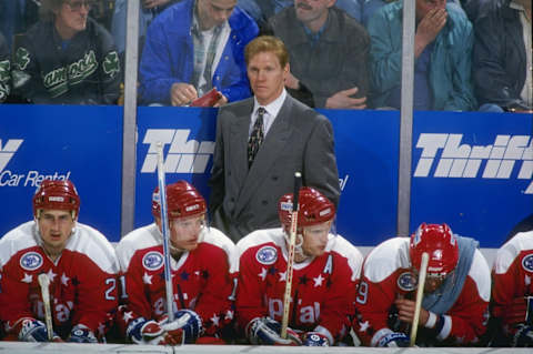 Jim Schoenfeld, Washington Capitals Mandatory Credit: Rick Stewart /Allsport