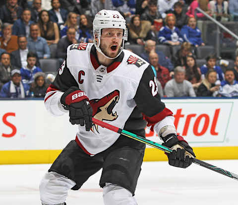 Oliver Ekman-Larsson #23 of the Arizona Coyotes (Photo by Claus Andersen/Getty Images)