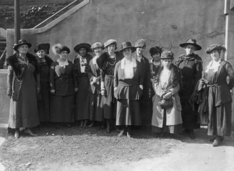 The first all-woman jury called in the state of New Jersey, circa 1920.