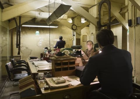 The Map Room as it’s seen today within Churchill War Rooms.