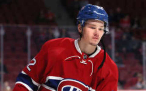 NHL Trade Rumors: Montreal Canadiens defenseman Mikhail Sergachev (22) warms up before the first period against Tampa Bay Lightning at Bell Centre. Mandatory Credit: Jean-Yves Ahern-USA TODAY Sports