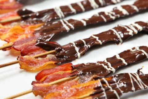 Nutella-covered bacon.