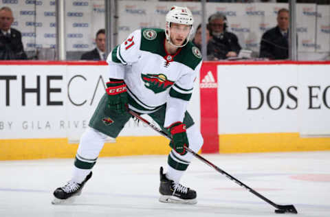 GLENDALE, ARIZONA – DECEMBER 19: Minnesota Wild, Carson Soucy #21 (Photo by Christian Petersen/Getty Images)