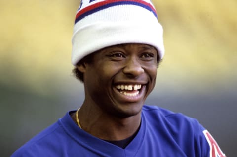 Warren Cromartie #49 of the Montreal Expos (Photo by Ronald C. Modra/Getty Images)