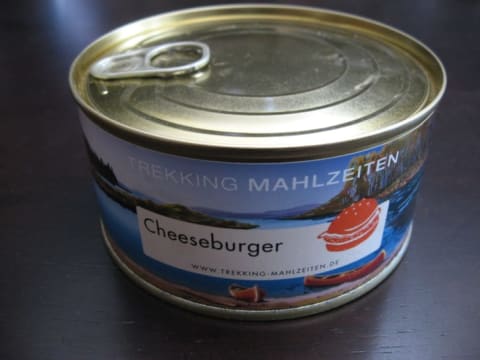 Cheeseburger in a can