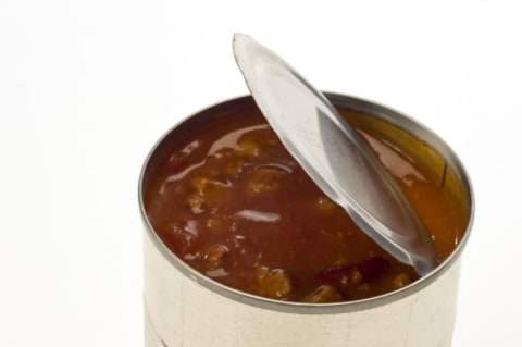 A can of chili