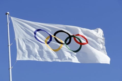 Olympic flag.