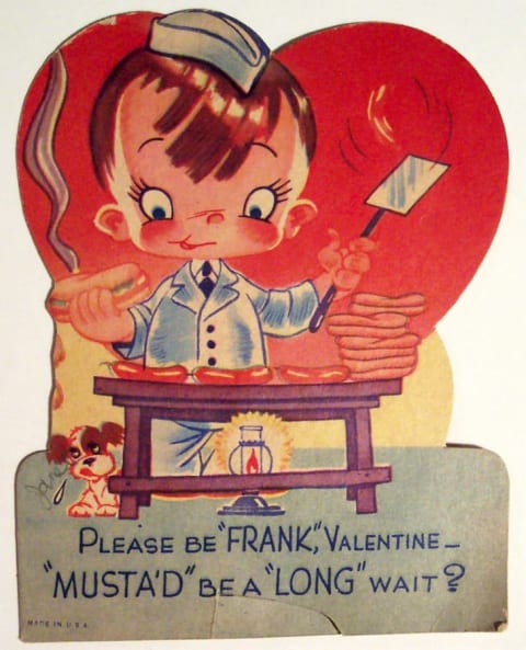 20th-century card.