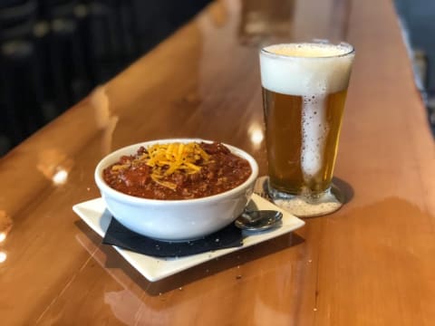 chili at Bread and Brew