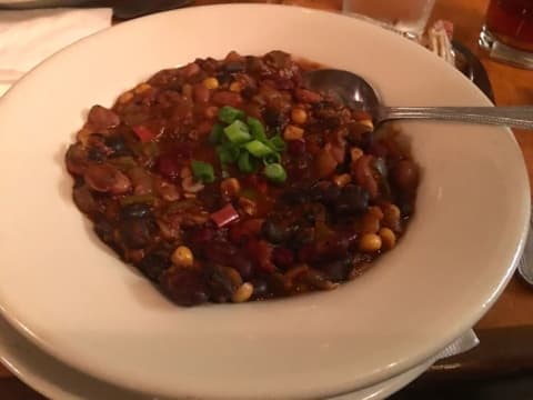 chili at The Moab Brewery