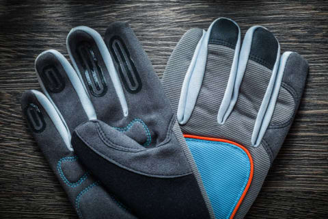 pair of work gloves