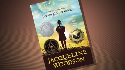 The cover of 'Brown Girl Dreaming' by Jacqueline Woodson