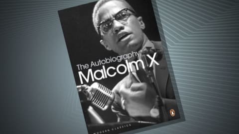 The cover of 'The Autobiography of Malcom X'