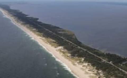 The coast of EASTERN NORTH CAROLINA.