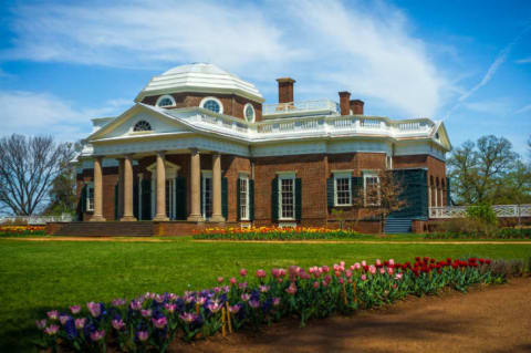 Thomas Jefferson's Monticello estate.