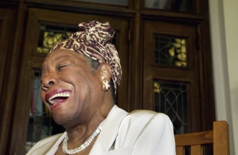 Maya Angelou in New York City in 2004.