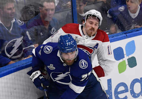 Jun 28, 2021; Tampa, Florida, USA; Montreal Canadiens Brendan Gallagher Mandatory Credit: Douglas DeFelice-USA TODAY Sports