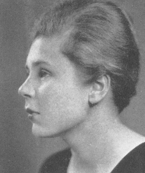 Elizabeth Bishop in the 1934 Vassar College yearbook.