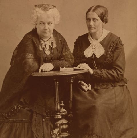 Elizabeth Cady Stanton and Susan B. Anthony in 1870