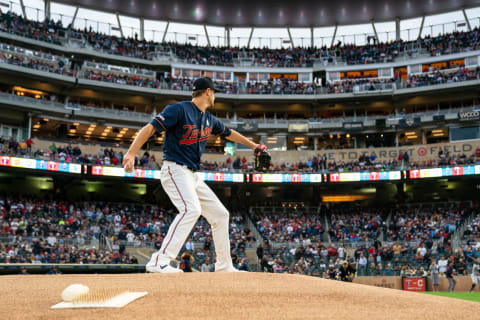 Odorizzi could be a solid addition to the Phillies rotation. Photo by Brace Hemmelgarn/Minnesota Twins/Getty Images.