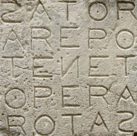 A Sator Square in France