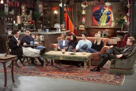 The cast of ‘Friends’ and Conan O'Brien. 