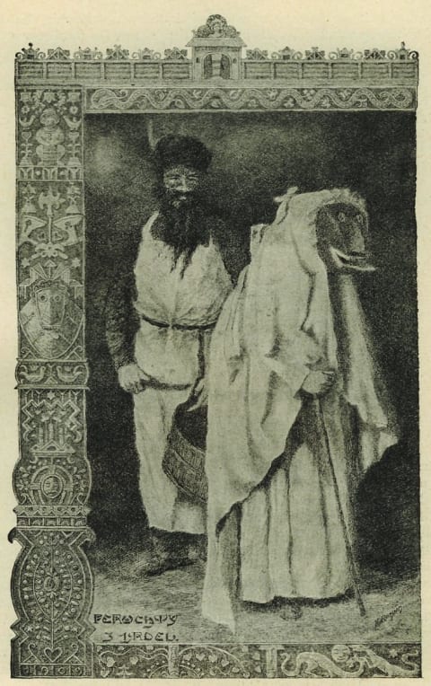 A Bohemian depiction of Frau Perchta from 1910.