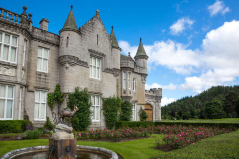 The exterior of Balmoral Castle