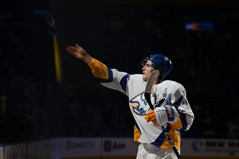 Buffalo Sabres, Tage Thompson #72 (Photo by Joshua Bessex/Getty Images)