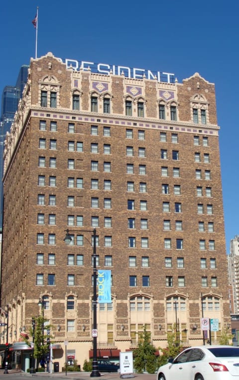 The President Hotel in Kansas City, Missouri