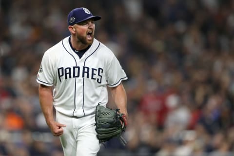 Kirby Yates #39 of the San Diego Padres (Photo by Sean M. Haffey/Getty Images)