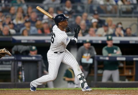 McCutchen isn’t the superstar he once was, but he’s still a solid hitter and defender. Photo by Jim McIsaac/Getty Images.