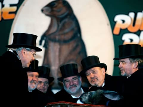 Members of Punxsutawney's 'Inner Circle.'