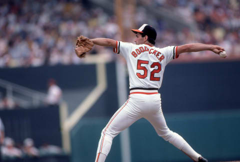 Mike Boddicker of the Baltimore Orioles (Photo by Owen C. Shaw/Getty Images)