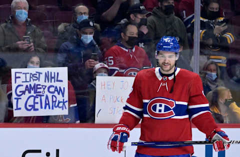 Mar 21, 2022; Montreal, Quebec, CAN; Montreal Canadiens forward Jonathan Drouin. Mandatory Credit: Eric Bolte-USA TODAY Sports